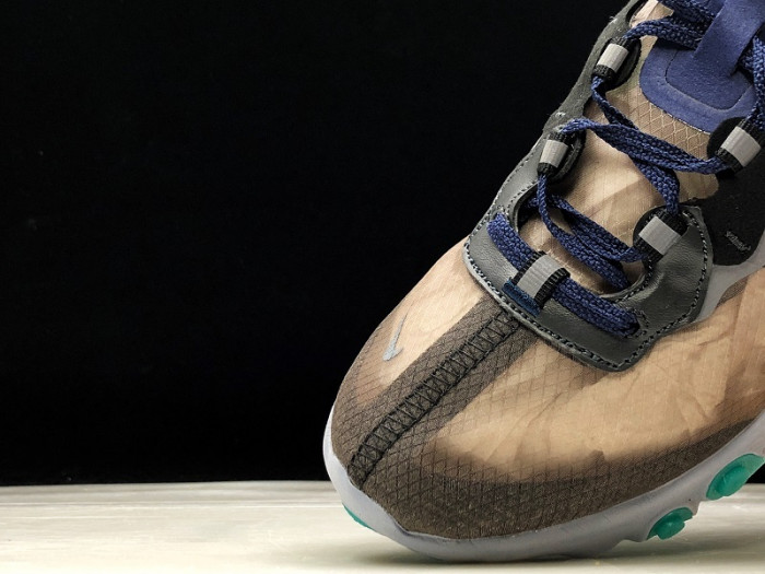 Nike React Element 87 Black Neptune Green AQ1090-005