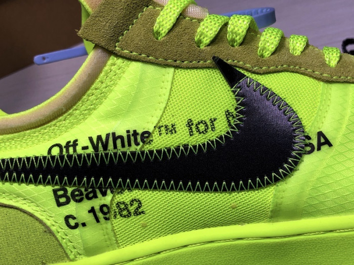 Nike Air Force 1 Low Off-White Volt AO4606-700