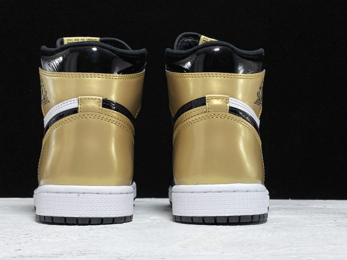 Jordan 1 Retro High NRG Patent Gold Toe 861428-007