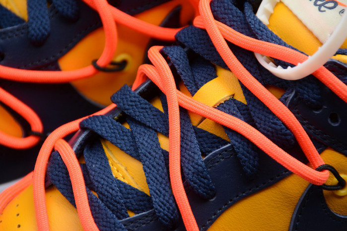 Nike Dunk Low Off-White University Gold Midnight Navy CT0856-700