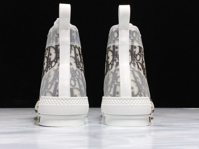 DR B23 HIGH-TOP SNEAKERS IN OBLIQUE