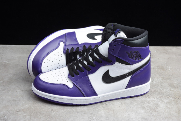 Jordan 1 Retro High Court Purple White 555088-500