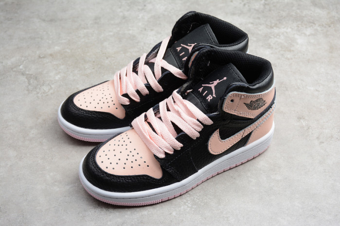 JORDAN 1 RETRO HIGH BLACK CRIMSON TINT 555088-081(kid)