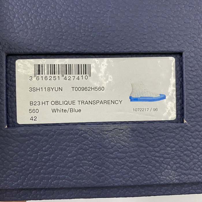 B23 OBLIQUE HIGH TOP SNEAKERS T00480H077