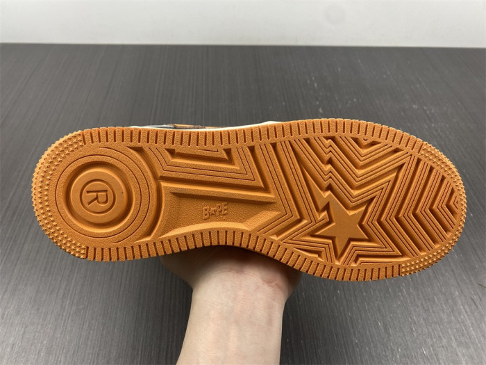 A Bathing Ape Sk8 Sta Low Orange BA1H70191002