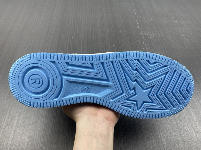 A Bathing Ape SK8 Sta  Low Blue BA1H70191001