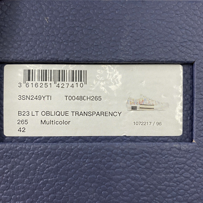 B23 OBLIQUE LOW TOP SNEAKERS T00480H100