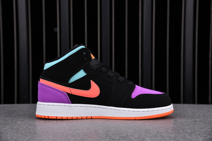 Jordan 1 Mid Multi-Color (GS)  554725 083