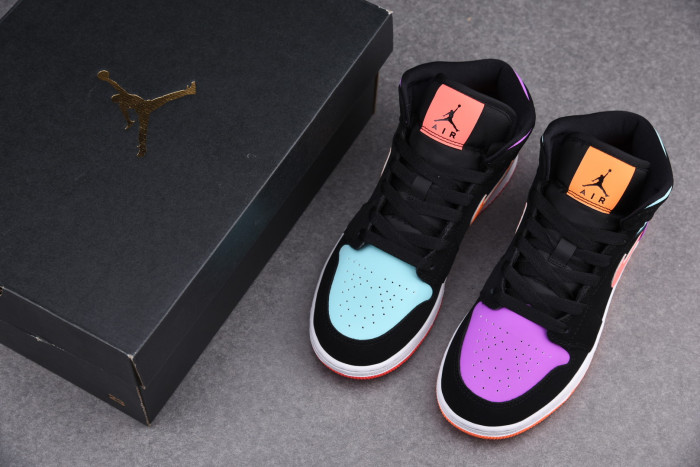 Jordan 1 Mid Multi-Color (GS)  554725 083
