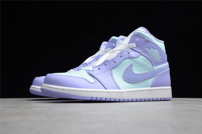 Jordan 1 Mid Purple Aqua 554724-500