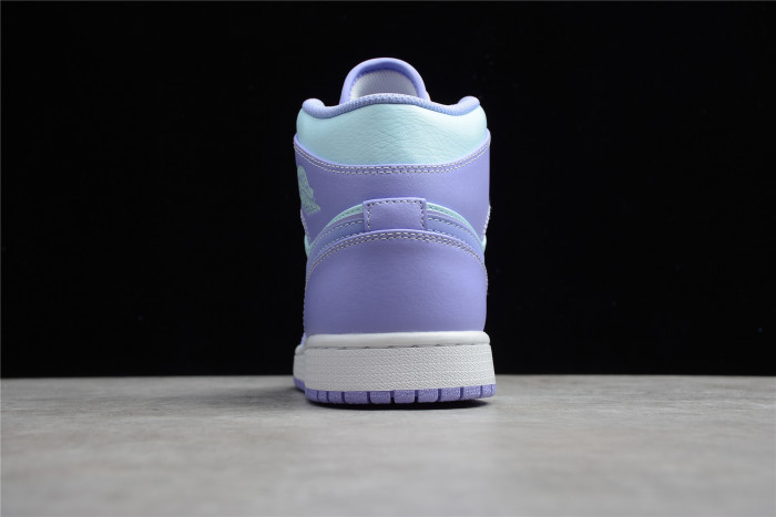 Jordan 1 Mid Purple Aqua 554724-500