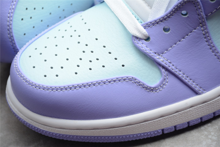 Jordan 1 Mid Purple Aqua 554724-500
